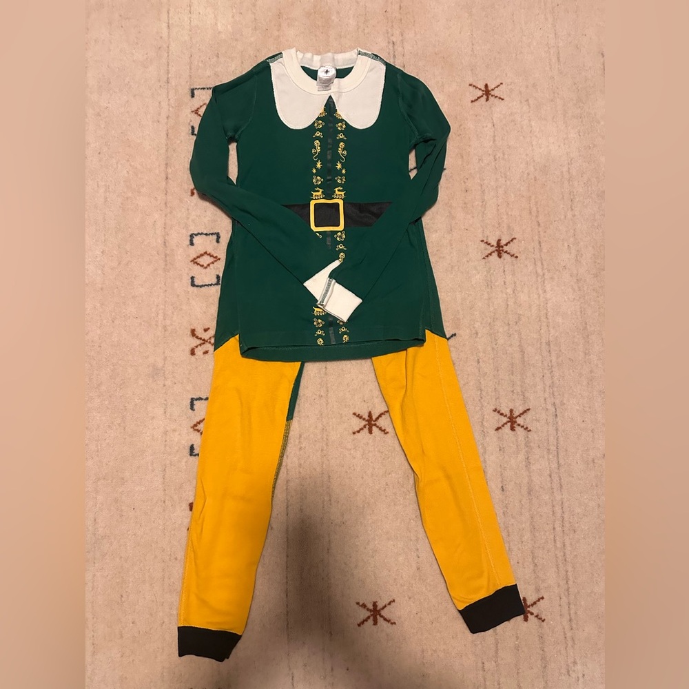 Hanna Andersson Buddy the Elf pajamas size 8
